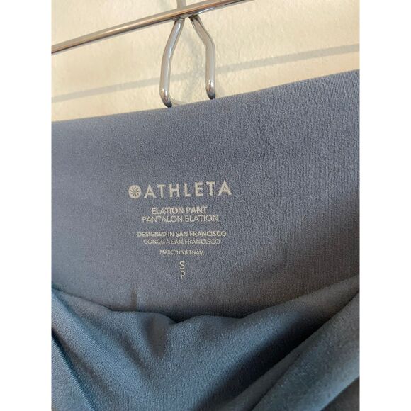 Athleta Elation Pant in "Granite Blue" Size SMALL Lycra/Spandex SOFT! - Picture 6 of 6